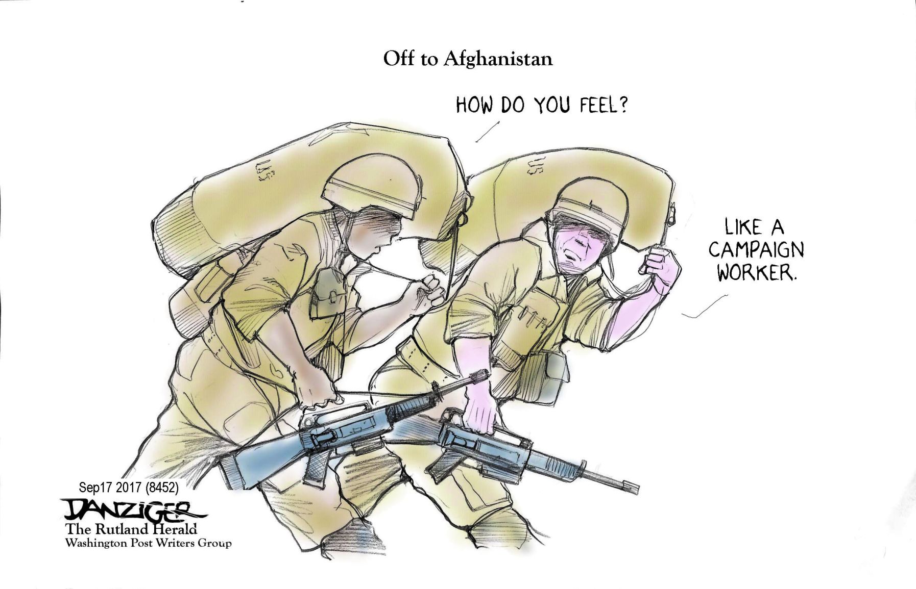 Jeff Danziger cartoon